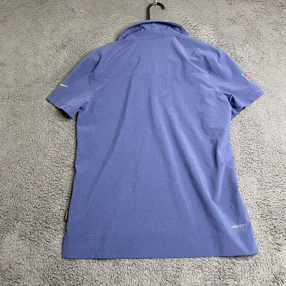 Nike NFL Seattle Seahawks Womens Dri Fit Golf Polo Wicking Stretch Preppy Size M - Picture 9 of 9